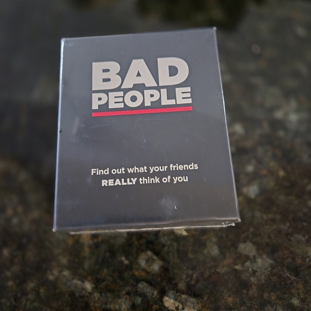 Bad People Card Game Ages 17+
